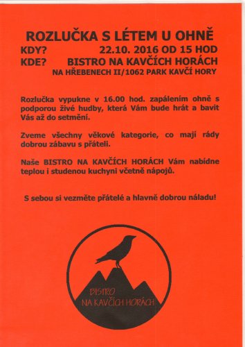 ROZLOUČENÍ S LÉTEM NA KAVČÍCH HORÁCH